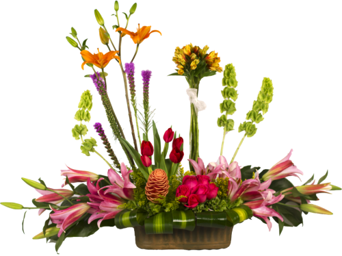 Atado de alstroemeria primaveral