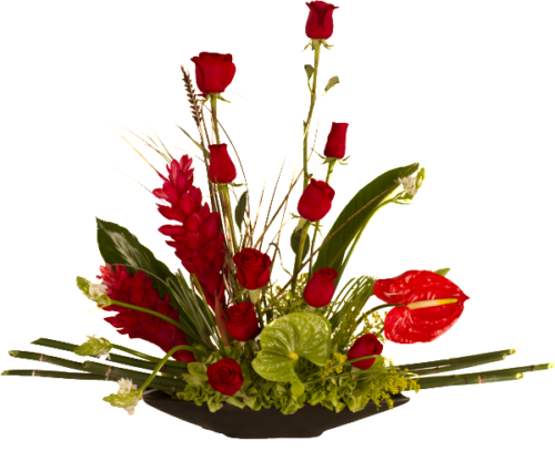 Estilizado con rosas