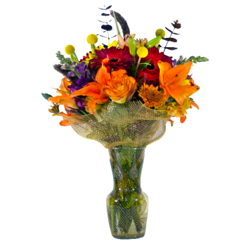Florero otoñal