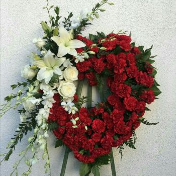Corona de aro en forma de corazón con copete núm. 3