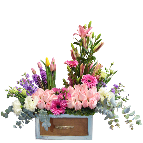 Cajonera floral