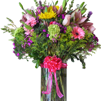 Gran florero primaveral