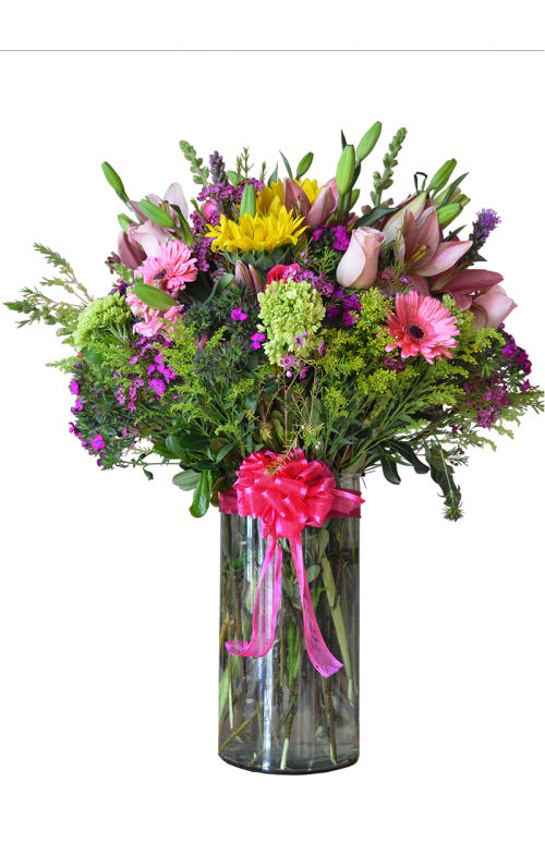 Gran florero primaveral