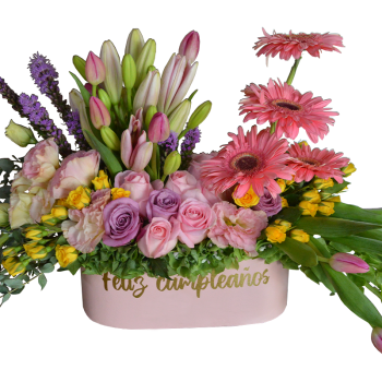 Primaveral 'Feliz cumpleaños'