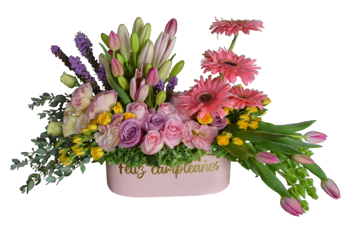 Primaveral 'Feliz cumpleaños'
