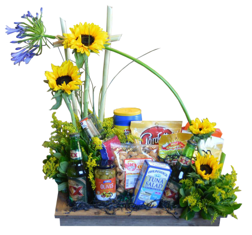 Botanera con girasoles