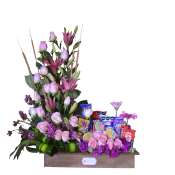 Dulcera floral rosa