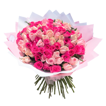 Bouquet tonos rosas