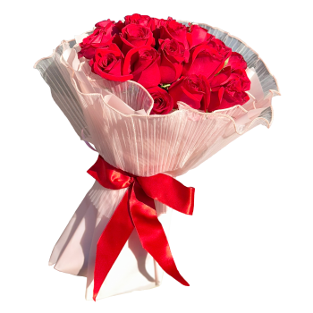 Bouquet vestido en base